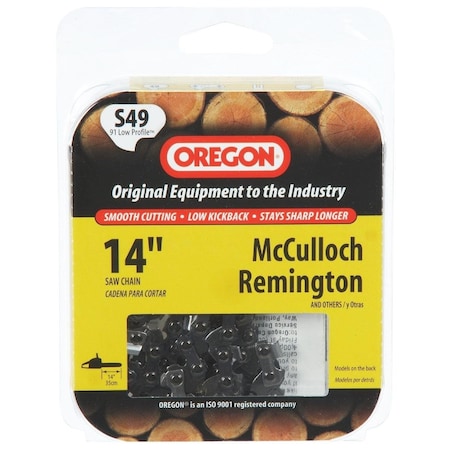 Oregon Cutting Oregon AdvanceCut 14 In. Chainsaw Chain S49